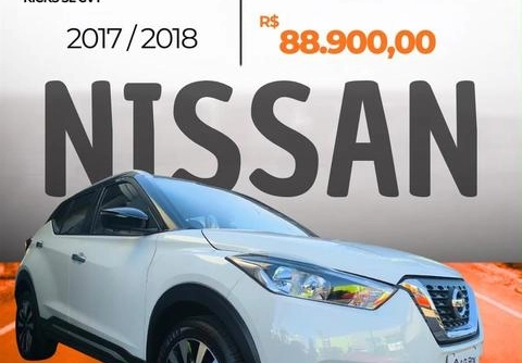 Nissan KICKS 2018 Branco — foto 1 de 3