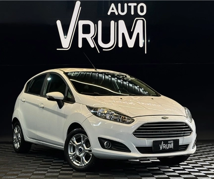 Ford Fiesta 1.6 16V Flex Aut. 5p 2017 Branco — foto 1 de 3