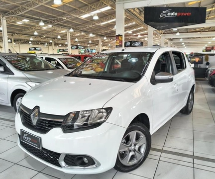 Renault Sandero vibe Flex 1.0 12V 5p 2017 Branco — foto 1 de 3