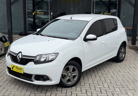 Renault Sandero vibe Flex 1.0 12V 5p 2019 Branco — foto 1 de 3