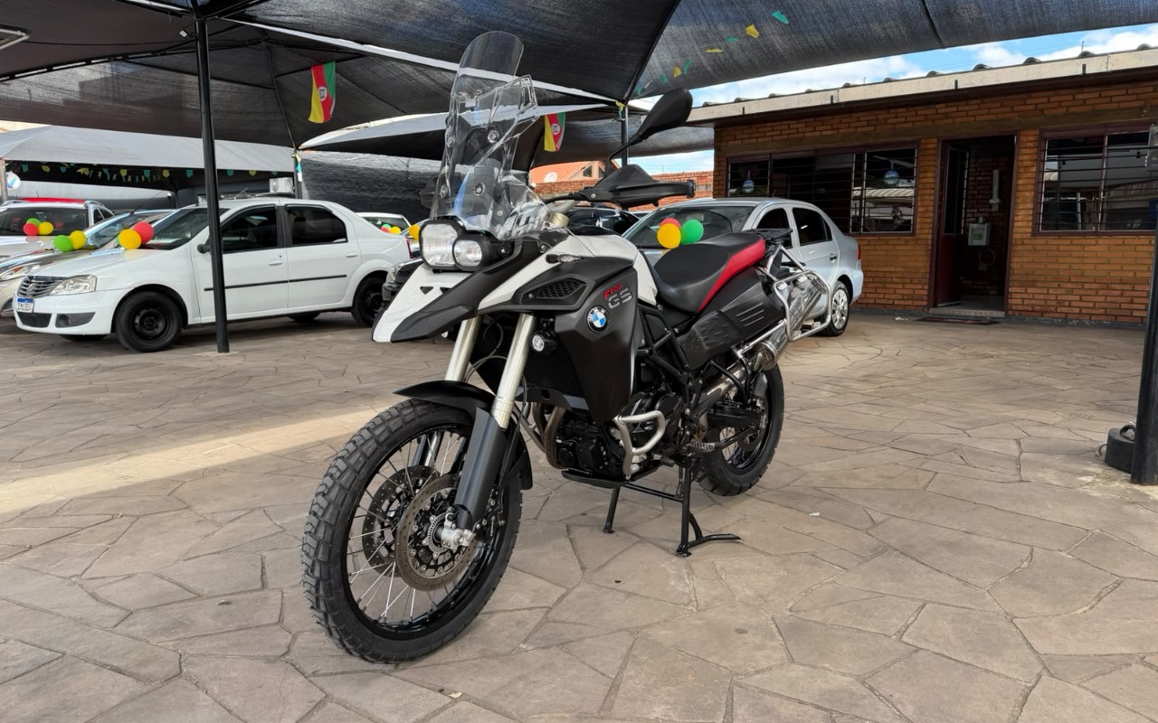 BMW F 800 GS Triple Black/trophy 2016 Branco — foto 1 de 3