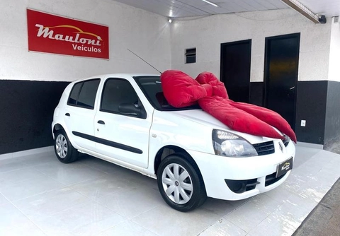 Renault Clio Hi-Flex 1.0 16V 5p 2011 Branco — foto 1 de 3