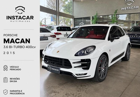 Porsche Macan 3.6 Bi-Turbo 400cv 2015 Branco — foto 1 de 3