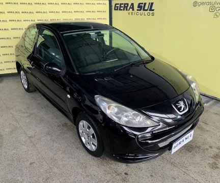Peugeot 207 XR 1.4 Flex 8V 3p 2012 Preto — foto 1 de 3