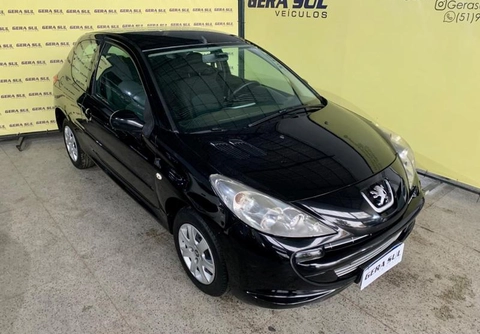 Peugeot 207 XR 1.4 Flex 8V 3p 2012 Preto — foto 1 de 3