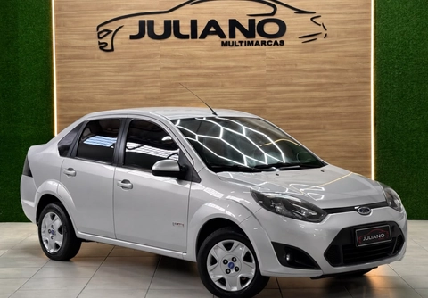 Ford Fiesta Sed. 1.6 8V Flex 4p 2011 Prata — foto 1 de 3