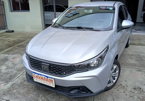 Fiat Argo DRIVE 1.0 6V Flex 2023 Prata — foto 1 de 3