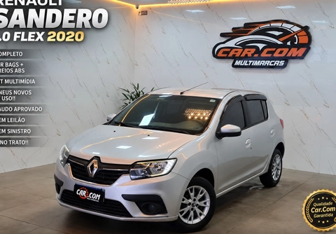 Renault Sandero 2020 Prata — foto 1 de 3