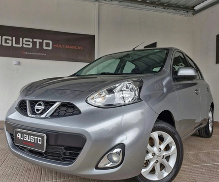 Nissan MARCH SV 1.0 12V Flex 5p 2017 Cinza — foto 1 de 3