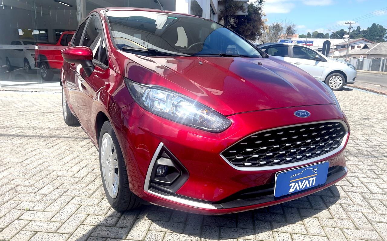 Ford Fiesta SE 1.6 16V Flex 5p 2019 Vermelho — foto 1 de 2