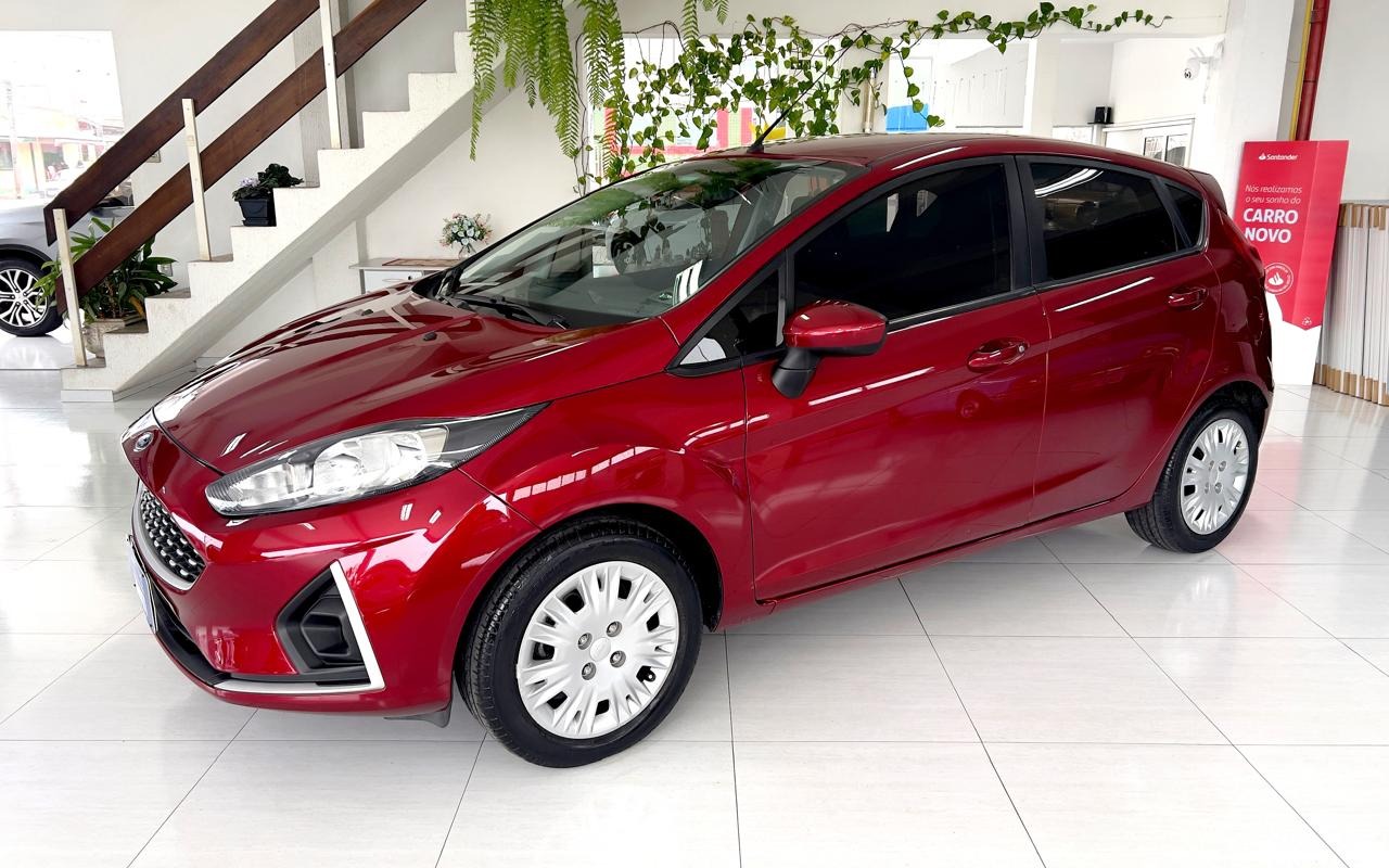 Ford Fiesta SE 1.6 16V Flex 5p 2019 Vermelho — foto 1 de 3