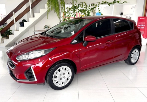 Ford Fiesta SE 1.6 16V Flex 5p 2019 Vermelho — foto 1 de 3