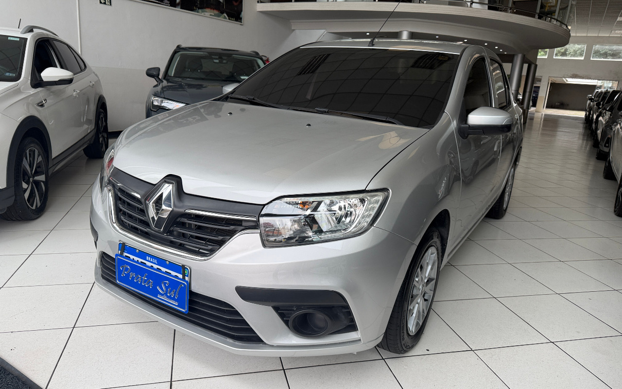 Renault Logan 2021 Prata — foto 1 de 3