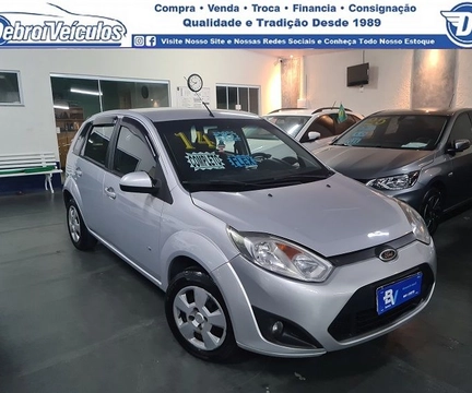 Ford Fiesta SE 1.0 8V Flex 5p 2014 Prata — foto 1 de 3