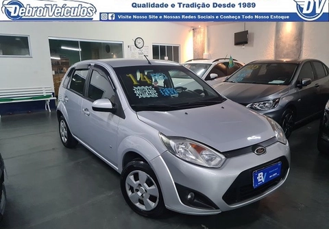 Ford Fiesta SE 1.0 8V Flex 5p 2014 Prata — foto 1 de 3