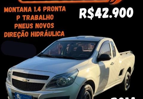 Chevrolet Montana 2014 Prata — foto 1 de 3