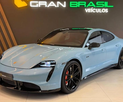 Porsche Taycan Turbo (Elétrico) 2021 Azul — foto 1 de 3