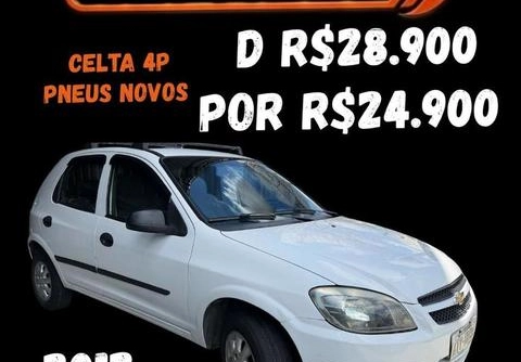 Chevrolet Celta 2012 Branco — foto 1 de 3