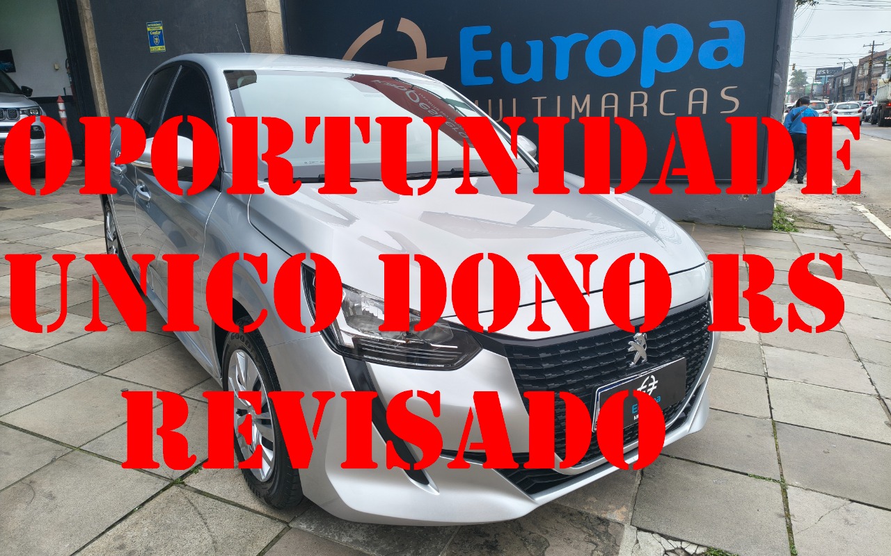 Peugeot 208 2022 Prata — foto 1 de 3
