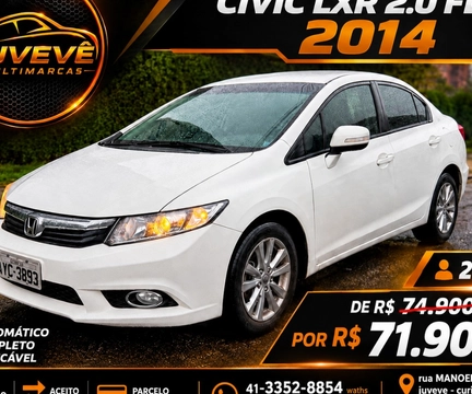 Honda Civic 2014 Branco — foto 1 de 3