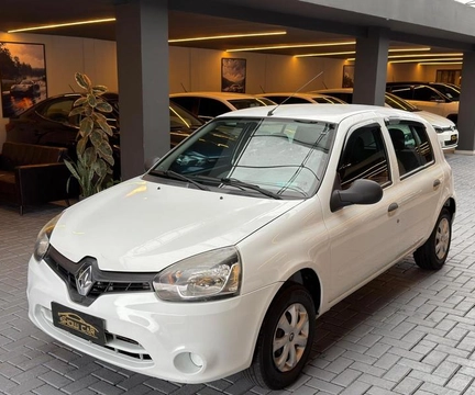 Renault Clio Hi-Flex 1.0 16V 3p 2015 Branco — foto 1 de 3