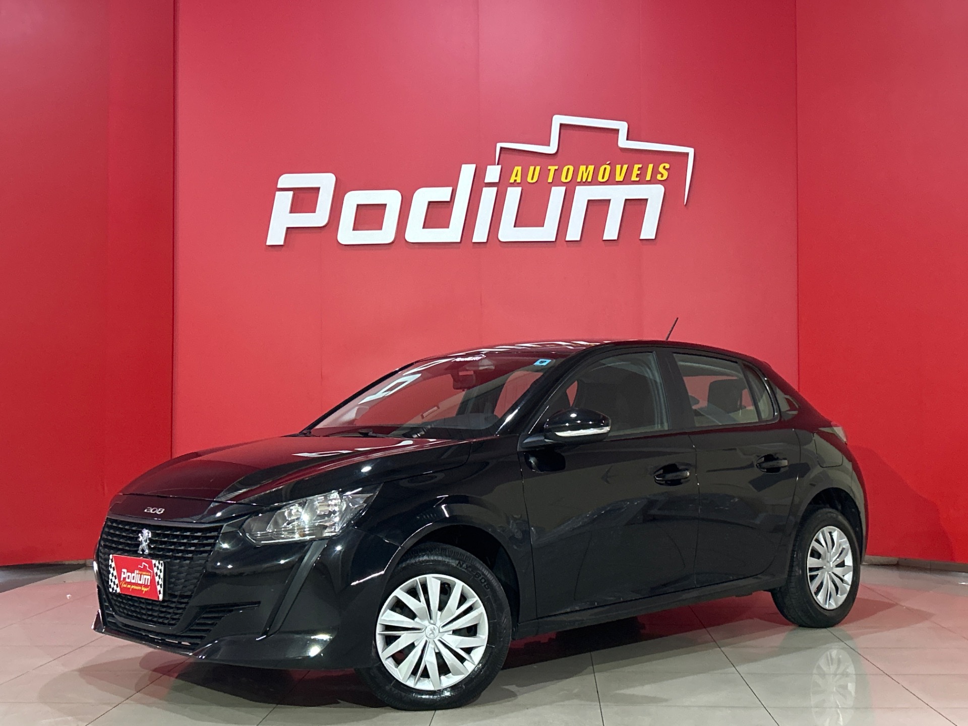 Peugeot 208 Like 1.0 Flex 6V 5p Mec. na cor Preto em Ponta Grossa / PR - 37771
