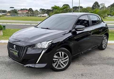 Peugeot 208 2022 Preto — foto 1 de 3