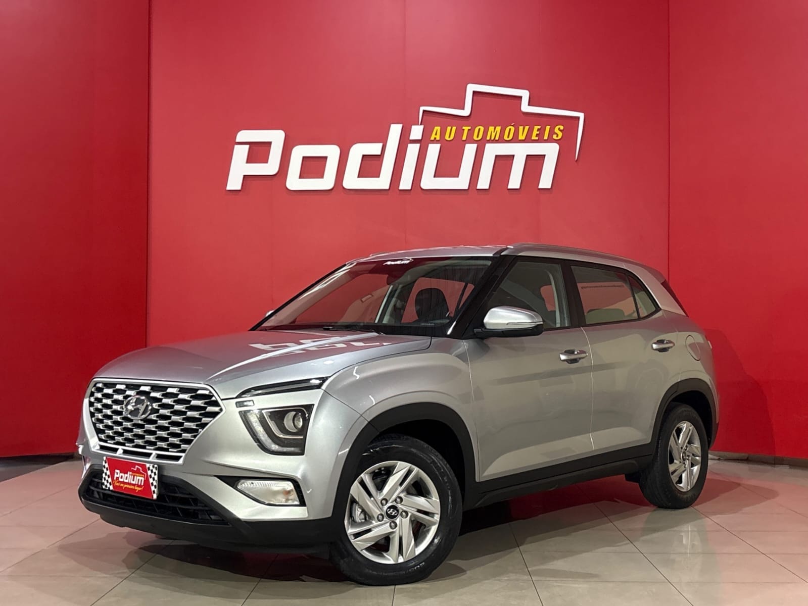 Hyundai Creta Comfort Plus 1.0 TB 12V Flex Aut. na cor Cinza em Ponta Grossa / PR - 37811
