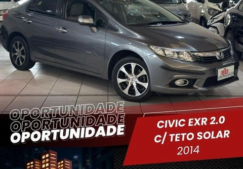 Honda Civic 2014 Cinza — foto 1 de 3