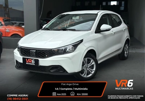 Fiat Argo DRIVE 1.0 6V Flex 2025 Branco — foto 1 de 3