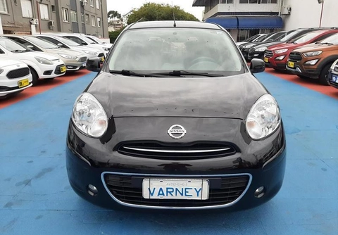 Nissan MARCH SV 1.6 16V Flex Fuel 2014 Preto — foto 1 de 3