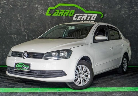 Volkswagen Voyage 1.0 Flex 12V 4p 2014 Branco — foto 1 de 3