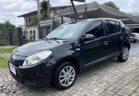 Renault Sandero 2012 Preto — foto 1 de 3