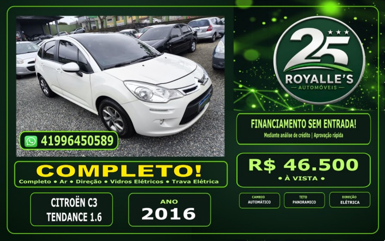 Citroën C3 2016 Branco — foto 1 de 3