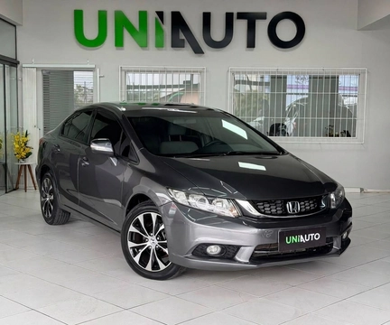 Honda Civic 2016 Cinza — foto 1 de 3