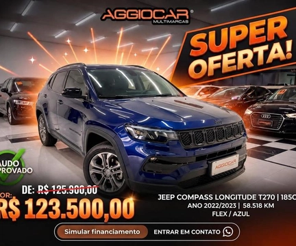 Jeep Compass 2023 Azul — foto 1 de 3
