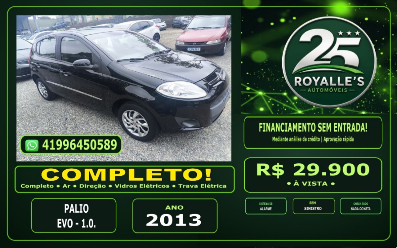 Fiat Palio 2013 Preto — foto 1 de 3