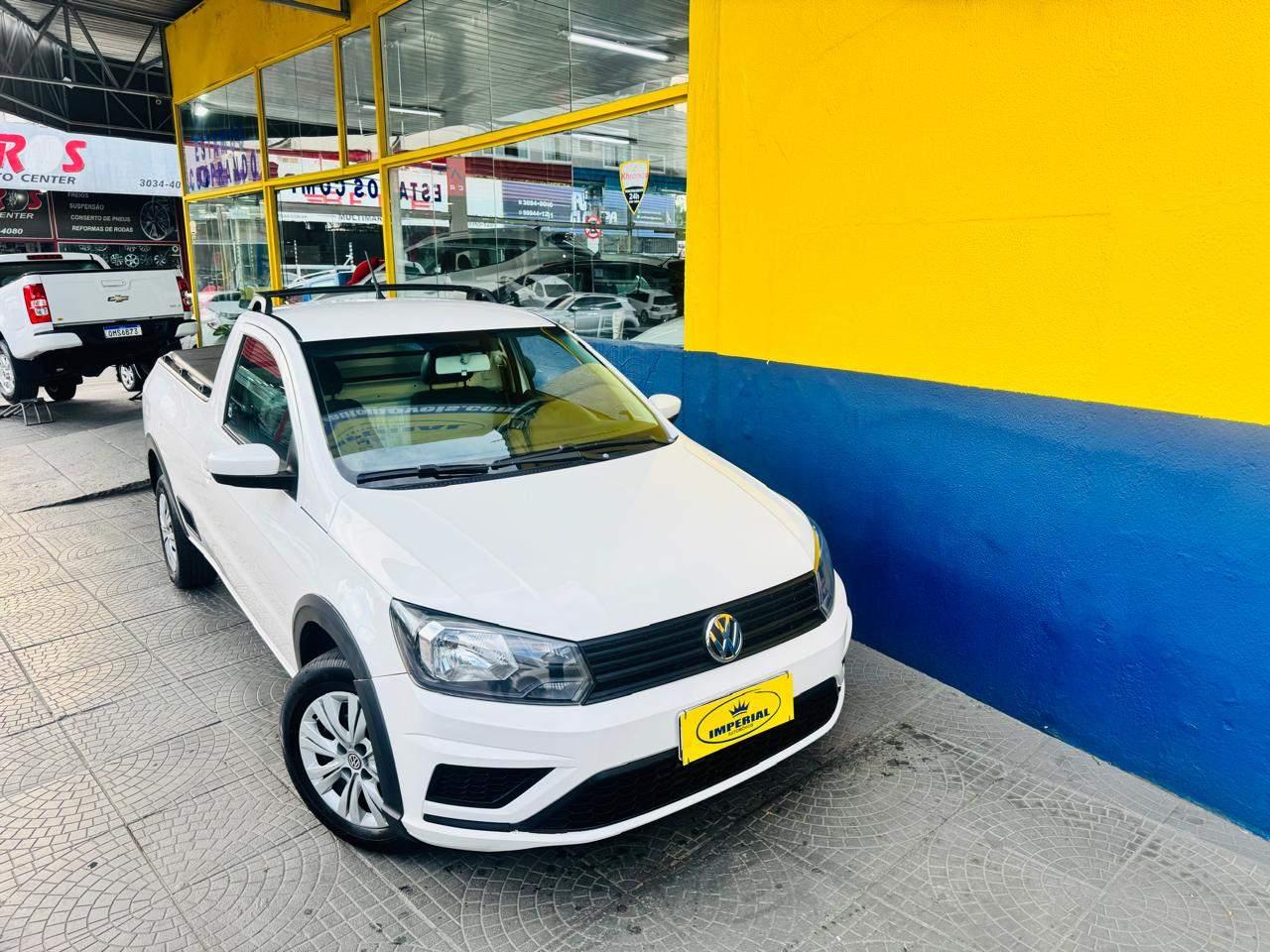 Volkswagen Saveiro Robust 1.6 Total Flex 16V na cor Branco em São José / SC - 38295
