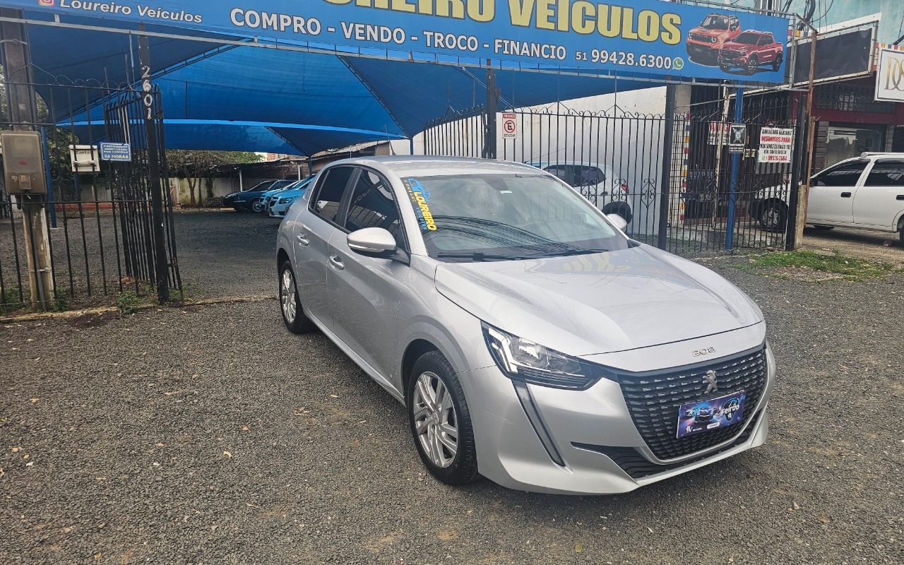 Peugeot 208 2022 Prata — foto 1 de 3