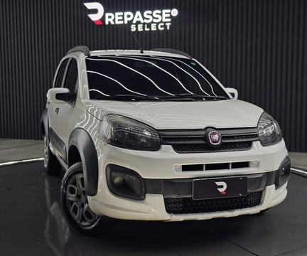 Fiat Uno WAY 1.0 Flex 6V 5p 2017 Branco — foto 1 de 3