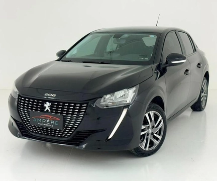 Peugeot 208 2022 Preto — foto 1 de 3