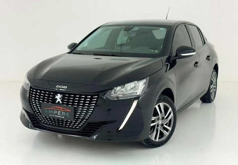 Peugeot 208 2022 Preto — foto 1 de 3