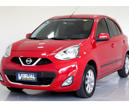 Nissan MARCH SV 1.6 16V Flex Fuel 2015 Vermelho — foto 1 de 3