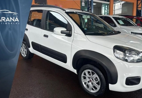 Fiat Uno WAY 1.0 Flex 6V 5p 2015 Branco — foto 1 de 3