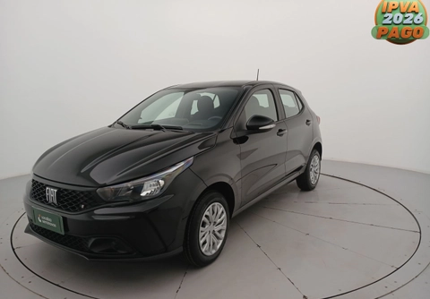 Fiat Argo 1.0 6V Flex 2026 Preto — foto 1 de 3