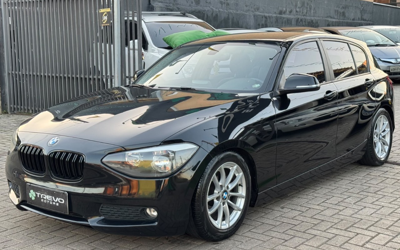 Bmw 116i 1.6 TB 16V 136cv 5p 2014 Preto — foto 1 de 3