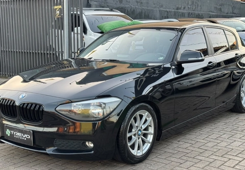 Bmw 116i 1.6 TB 16V 136cv 5p 2014 Preto — foto 1 de 3