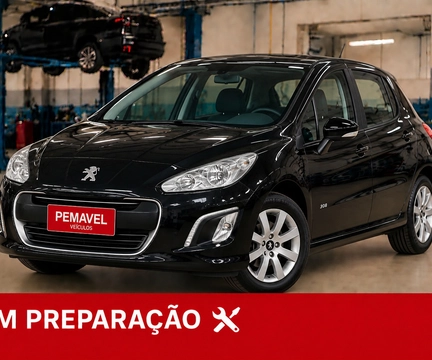 Peugeot 308 2013 Preto — foto 1 de 3
