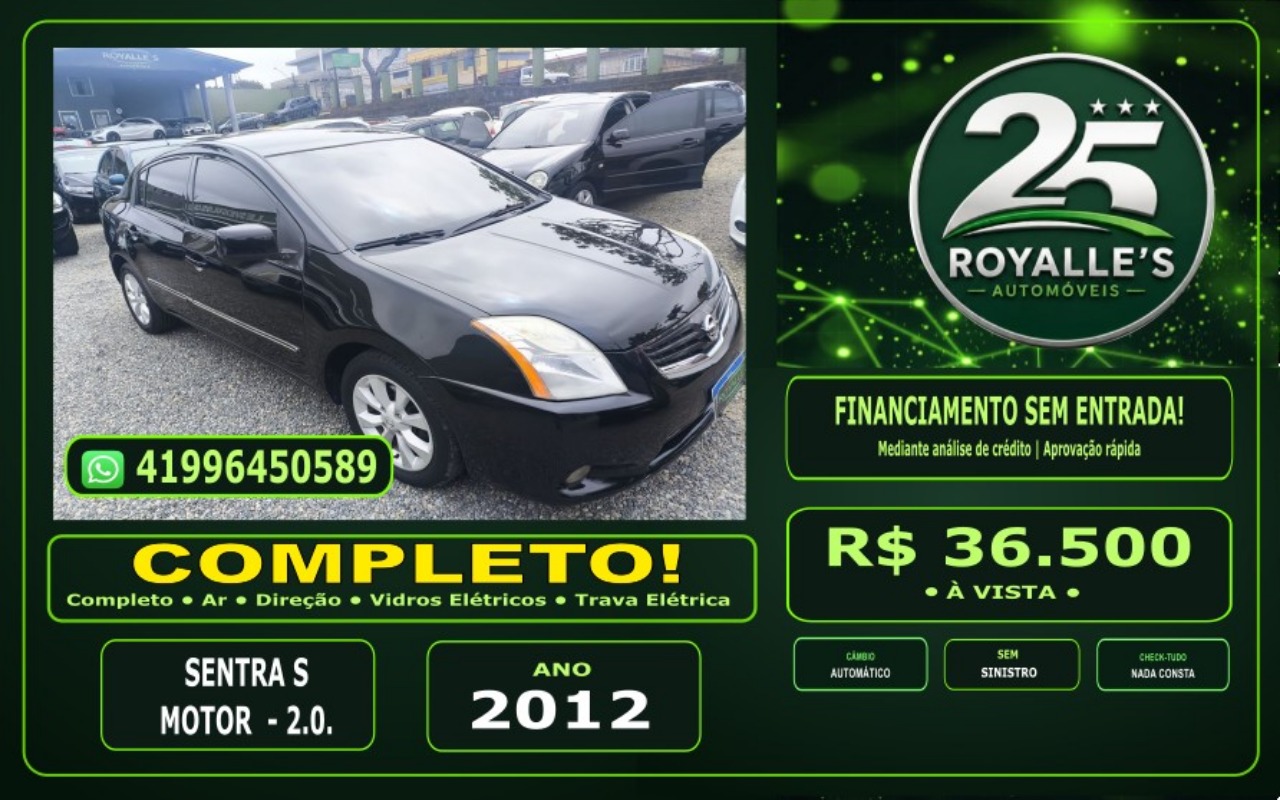 Nissan Sentra 2012 Preto — foto 1 de 3