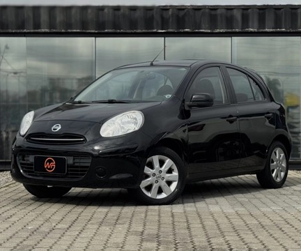Nissan MARCH SV 1.6 16V Flex Fuel 2014 Preto — foto 1 de 3